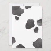 Holy Cow She's Getting Married Bridal Shower 招待状 (裏面)