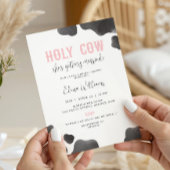 Holy Cow She's Getting Married Bridal Shower 招待状