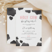 Holy Cow She's Getting Married Bridal Shower 招待状