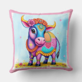 Holy Cows in Diwali Disguise クッション (裏面)