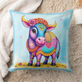 Holy Cows in Diwali Disguise クッション (ブランケット)