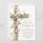 Holy Cross First Holy Communion 招待状 (正面)