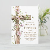 Holy Cross First Holy Communion 招待状 (スタンド正面)