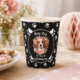 Holy Dog, I'm One | 愛犬の1歳の誕生日 紙コップ