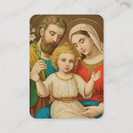 Holy Family Catholic Prayer Card プレイスカード