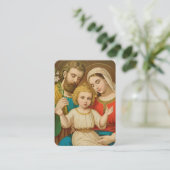 Holy Family Catholic Prayer Card プレイスカード (スタンド正面)