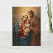 Holy Family Christmas Greeting Card カード (正面)