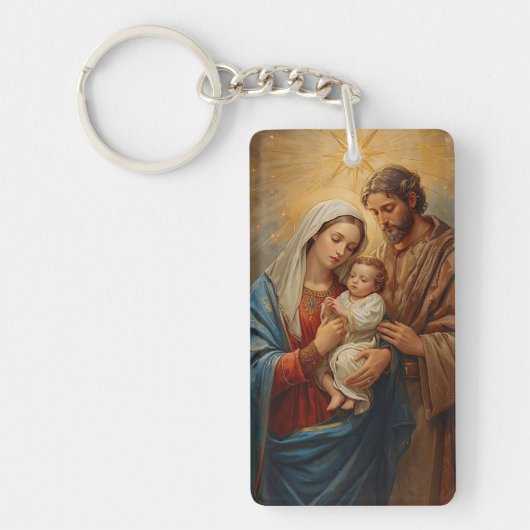 Holy Family Christmas Keychain キーホルダー (正面)