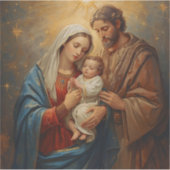 Holy Family Christmas Sticker For Holi Festive シール (正面)