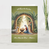 Holy Family Nativity シーズンカード (正面)