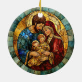 Holy Family Nativity Christmas Ornament セラミックオーナメント (裏面)