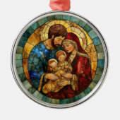 Holy Family Nativity Christmas Ornament メタルオーナメント (正面)