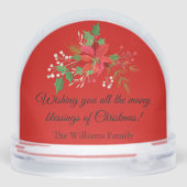 Holy Family Nativity Scene Snow Globe (裏面)