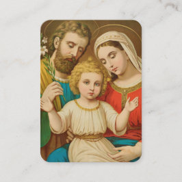Holy Family Prayer Card with Family Blessing プレイスカード
