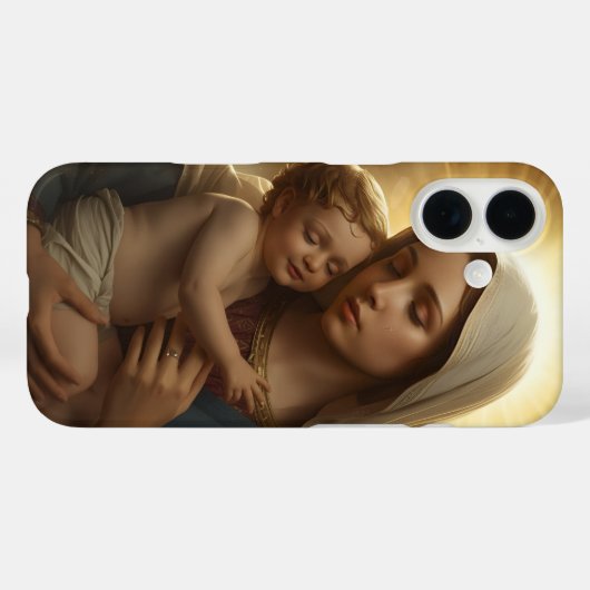 Holy Family Protection Cover iPhone / iPad case Case-Mate iPhoneケース (裏面 (横))