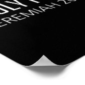 Holy Fire - Jeremiah 20_9 Bible Religious Verse  ポスター (角)