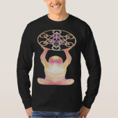 Holy Geometry Mandala Meditation & Yoga Tシャツ (正面)