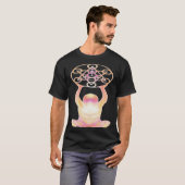 Holy Geometry Mandala Meditation & Yoga Tシャツ (正面フル)