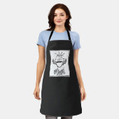 HOLY GROUNDS COFFEE エプロン (着用した状態)