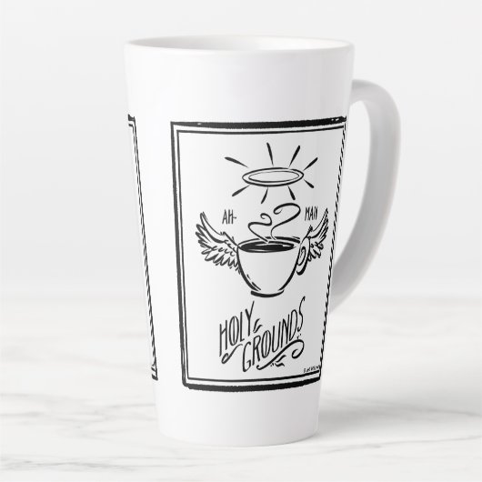 HOLY GROUNDS COFFEE カフェラテマグ (右アングル)