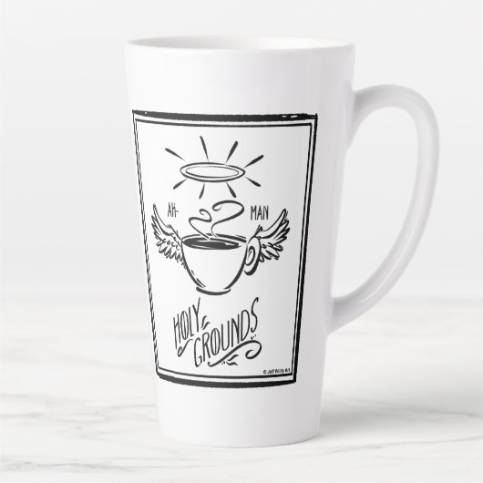 HOLY GROUNDS COFFEE カフェラテマグ (右)