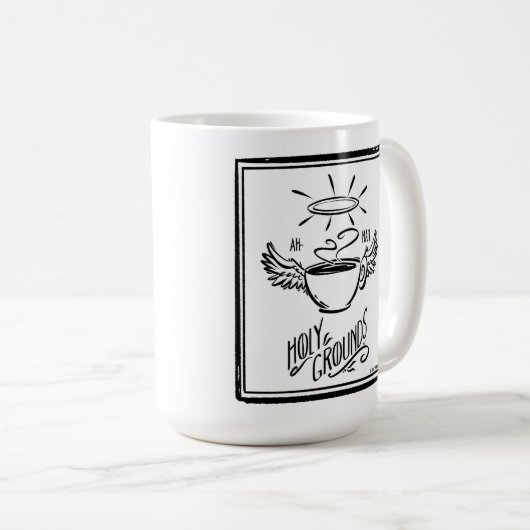 HOLY GROUNDS COFFEE コーヒーマグカップ (正面右)