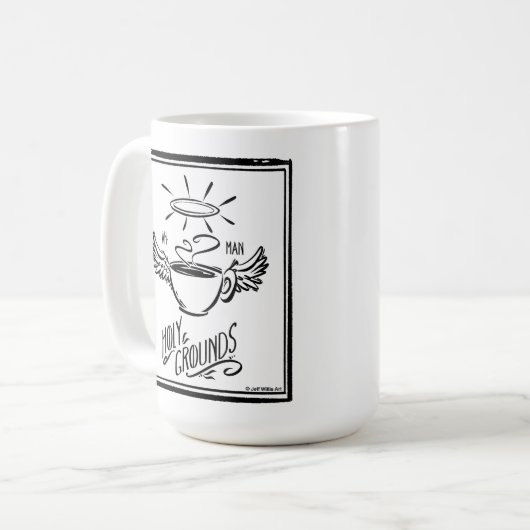 HOLY GROUNDS COFFEE コーヒーマグカップ (正面左)