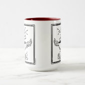 HOLY GROUNDS COFFEE by Jeff Willis Art マグカップ (中央)