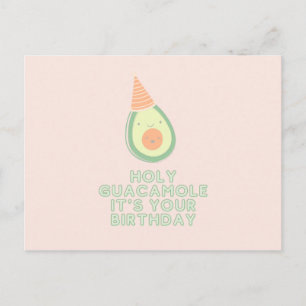 HOLY GUACAMOLEあなたの誕生日 ポストカード