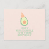 HOLY GUACAMOLEあなたの誕生日 ポストカード (正面)