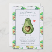 Holy Guacamole | アボカド ベビーシャワーの招待状 招待状 (正面)