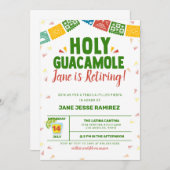 Holy Guacamole! 引退パーティー 招待状 (正面/裏面)