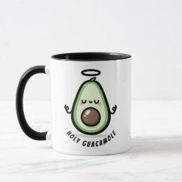 Holy Guacamole Cute Avocado – Funny Pun  マグカップ