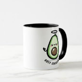 Holy Guacamole Cute Avocado – Funny Pun  マグカップ (正面右)