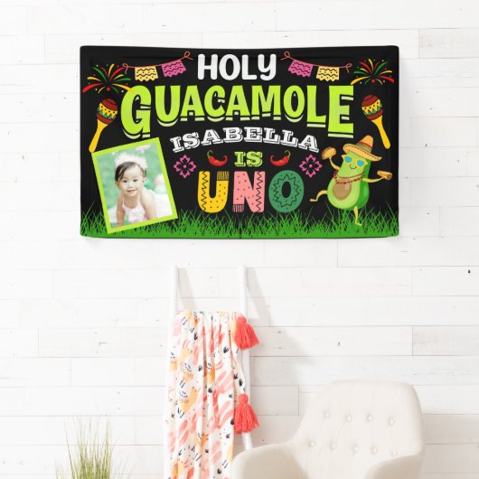 Holy Guacamole Fiestaアボカド誕生日ウノ撮影 横断幕 (インサイチュ)
