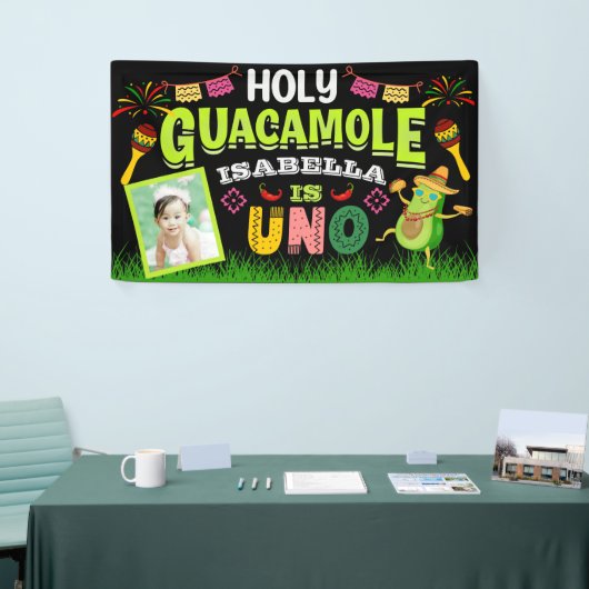 Holy Guacamole Fiestaアボカド誕生日ウノ撮影 横断幕 (トレードショー)