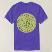 Holy Guacamole Funny Avocados Pattern Vegan Tシャツ (デザイン正面)