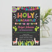 Holy Guacamole Graduation Party Invitation 招待状 (スタンド正面)