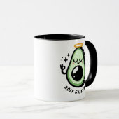  Holy Guacamole Zen Avocado – Mindful Morning  マグカップ (正面右)