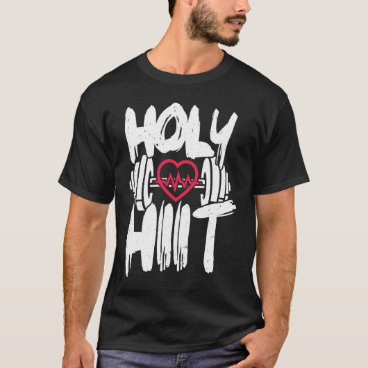Holy HIIT Heart Gym Fitness Studio Tシャツ (正面)
