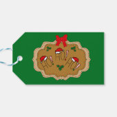Holy、HOHOHO、Santa Hatsとのクリスマスプレゼントラベル ギフトタグ (裏面横)