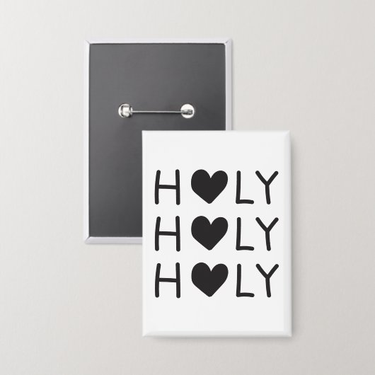 holy holy holy  缶バッジ (正面/裏面)