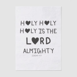Holy Holy Holy is the lord almighty  薄葉紙