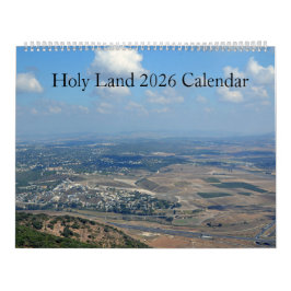 Holy Land 2026 Wall Calendar カレンダー