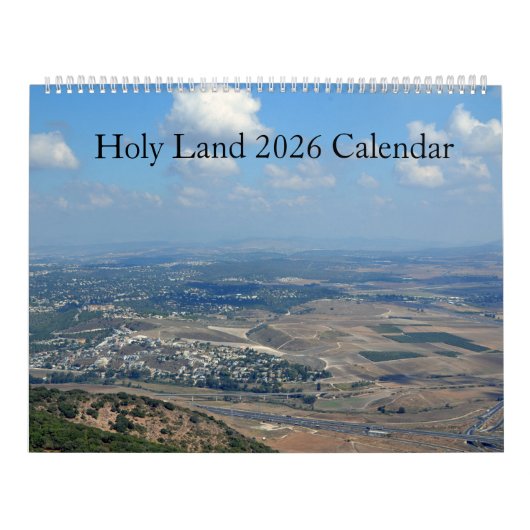 Holy Land 2026 Wall Calendar カレンダー (カバー)
