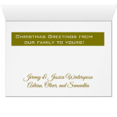 Holy Land Galilee Christmas Card (内部横(下))