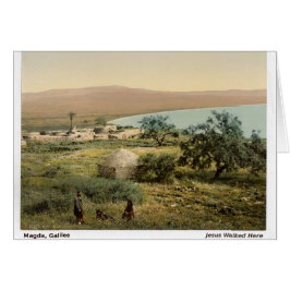 Holy Land Galilee Christmas Card