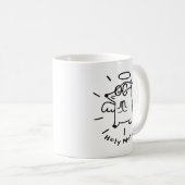 Holy Moley | 面白い天使モグラ クラシックマグ コーヒーマグカップ (正面右)