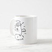 Holy Moley | 面白い天使モグラ クラシックマグ コーヒーマグカップ (正面左)