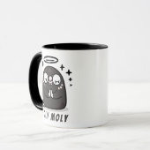 Holy Moly Cute Praying Mole Mug – Sparkly Animal  マグカップ (正面左)
